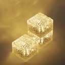 Solar Brick Lights-Outdoor Solar Lights for Yard-Solar Brick Landscape Path Light 3 Pack LED Light Brick Garden Decor for Pathway Patio Walkway Backyard Decoration