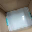Staples Store & Slide Plastic File Box, Latching, Letter/Legal, 4/Ctn