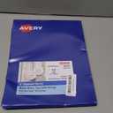 Avery Round Tags, Sure Feed Technology, 2" Diameter, Matte White, Strings Included, 120 Total, Print-to-The-Edge, Laser/Inkjet Printable (80512)