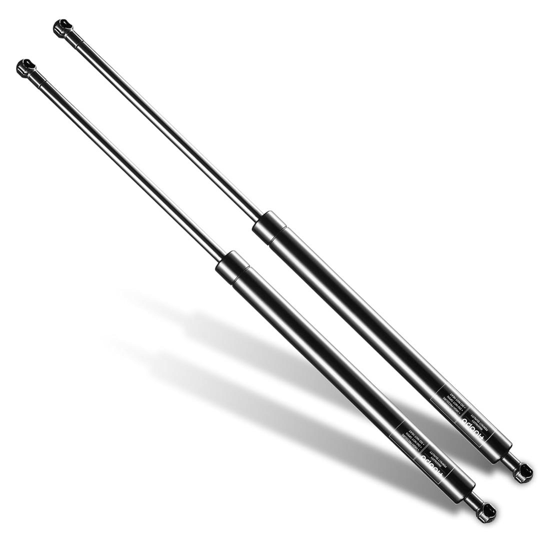HUOPO 28 inch 200lb/890N Gas Strut Shock 28" Lift Support for Tonneau Cover Snowmobile Trailer Roof Top Cap Lid Queen Murphy Bed Hatch Boat Heavy Steel Door Custom Window Lift, 2pcs