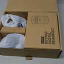 Veise Fingerprint Door Lock with 2 Knobs - Keyless Entry Door Lock with Handle, Electronic Keypad Deadbolt, Smart Front Handle Set, Auto-Locking, Waterproof, Easy Installation, Matte Black