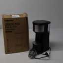 K Cup Coffee Maker, Single Serve coffee machine or Ground Coffee Machine 2 in 1, 6 to 14 Oz Brew Sizes, Mini One Cup Coffee Maker with Self cleaning Function, Fits Travel Mug (Black)