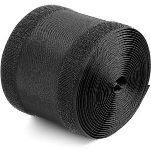 Syhood Cord Cover Floor Carpet Cable Cover Floor Wire Protector Cable Management for Office Carpet Organized and Protect(4 Inch X 15 Feet,Black)