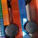 Gemmicc 100 PCS Magnetic Tiles with 2 Cars, STEM Approved Educational Magnet BuildingToys, Magnet Puzzles Stacking Blocks for Boys Girls