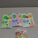 SmartLifeco Eco-Friendly Kids Flossers (200ct) - Dental Floss Picks for Children Made with Straw Wheat, Fluoride & PFA Free, Toothpick Flossing Sticks for Toddler Teeth, No Shred Thread, Unflavored (3 Pack)