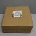 Oasis Creations White Square Plates Set 10" - 50 count - Premium Hard White Plastic - Disposable and Reusable - Salad Appetizer Dinner Party Plate Set