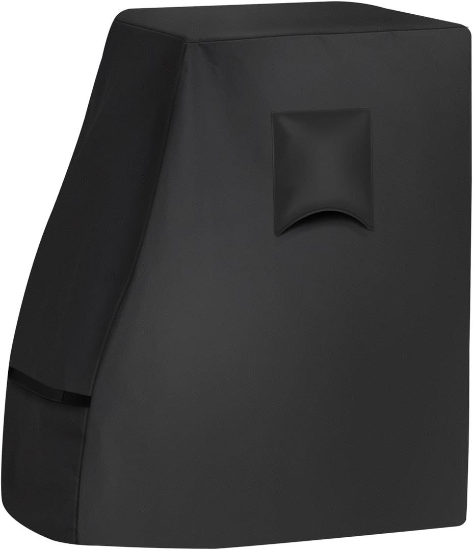 iCOVER Smoker Cover for Bradley Digital 6 Rack 600D Smokers Covers Heavy Duty Canvas All Weather Protection with Vent (25"LX15"D X 38"H)