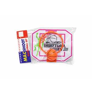 ArtCreativity Stick-on Plastic Basketball Hoop Game for Kids & Adults No Assembly Needed, Includes Mini Ball, Backboard, Net, Stickers for Easy Mounting Fun for Home, Office, Bedroom, Gift Idea.
