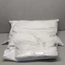 Feather Pillows Queen Size Set of 2 - Goose Down Hotel Bed Pillow for Sleeping, Soft 600 Thread Count Cotton Cover, Fluffy Support Surround Fill Polyester for Side, Back and Stomach Sleepers
