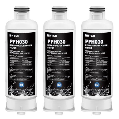 For Samsung RF28R6201SR/ RF28R6241SR/ RF25C5551SR Water Filter RF23B7671SR/ RF32CG5400SR/ RS27T5561SR(/AA) Model Refrigerator Replacement Filters (3 Pcs) 