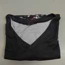 Ofeefan Puff Sleeve V-Neck Tee: Flattering, Comfortable, Size Medium