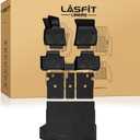 LASFIT Floor Mats & Cargo Mat & Backrest Mats for BMW X3 2025 2026 Custom Fit TPE All Weather 1st & 2nd Row Car Mats and Trunk Liners Accessories for 30 xDrive M50 xDrive