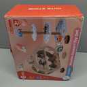 CUTE STONE Wooden Toy Tea Party Set, Kids Dessert Playset with Double-Sided Holiday Stand, Cupcake Stand, Pretend Play Baking Food for Toddler 3-6 Years Old Girls Boys