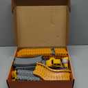 Construction Race Car Track Set for Kids - Flexible Engineering Toys with 2 Electric Cars, Birthday Gift for 3 4 5 6 7 Year Old Boys, DIY Road Games Playset with 220+ PCS