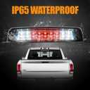 Third 3rd Brake Light LED for 2009-2017 Dodge Ram 1500, High Mount Rear Brake Lights Assembly for 10-17 Ram 2500 3500, Waterproof Center Cab Lamp Cargo Stop Light
