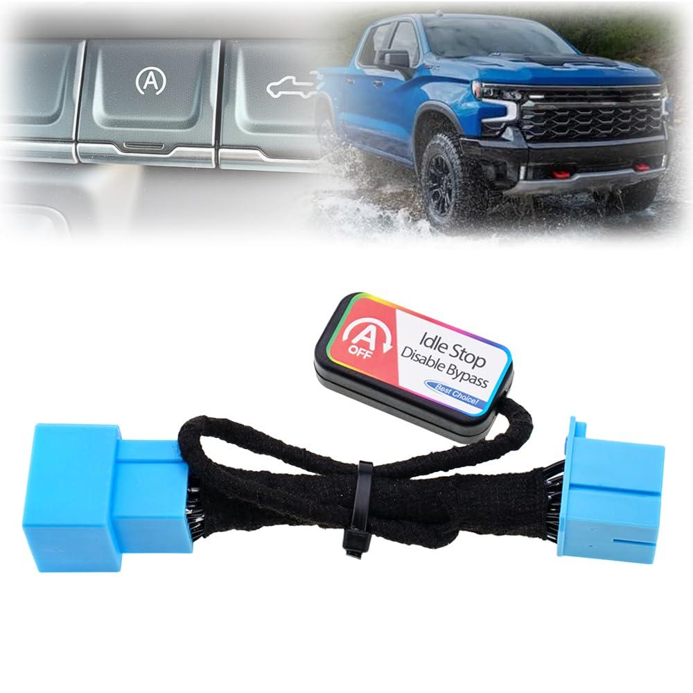 Auto Start Stop Eliminator for 2022-2026 Chevy Silverado 1500 Refreshed & GMC Sierra 1500 Refreshed Auto Stop Disable Easy Install Engine Shutoff Bypass Device Error Free