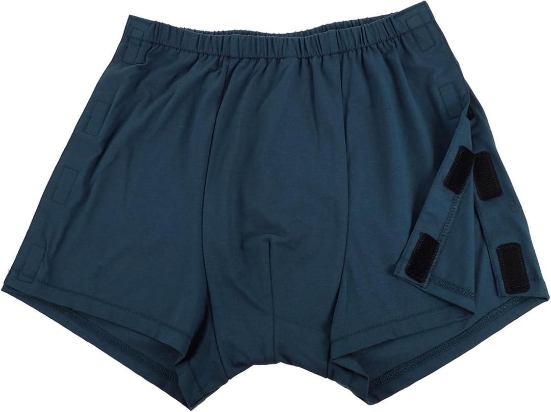 Men Incontinence Underwear Breathable Cotton Panty for Elderly Washable Reusable Incontinence Care Briefs (52.00X36.50X1.00CM, As Shown)