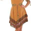 Fun Shack Womens Native American Brown Dress, Small