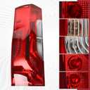 W/Circuit and Bulbs Tail Light Rear Lamp Assembly Compatible with 2019-2025 Mercedes Sprinter and Freightliner Sprinter Left Driver Side MB2800161C, 9108200200
