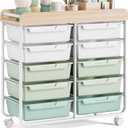 10 Drawers Cart, Green