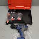 Aseboy Cordless Drill with Battery and Charger, 20V Drills for Specialized Field and Homework, Electric Drill with LED Light, Variable Speed Mode (2 batteries)