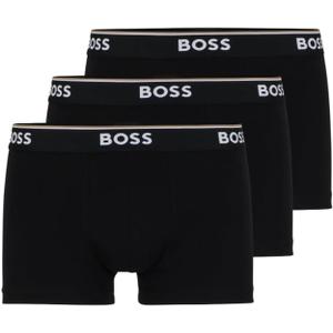 3-pack Stretch Cotton Regular Fit Trunks (Large, Black Vinyl)