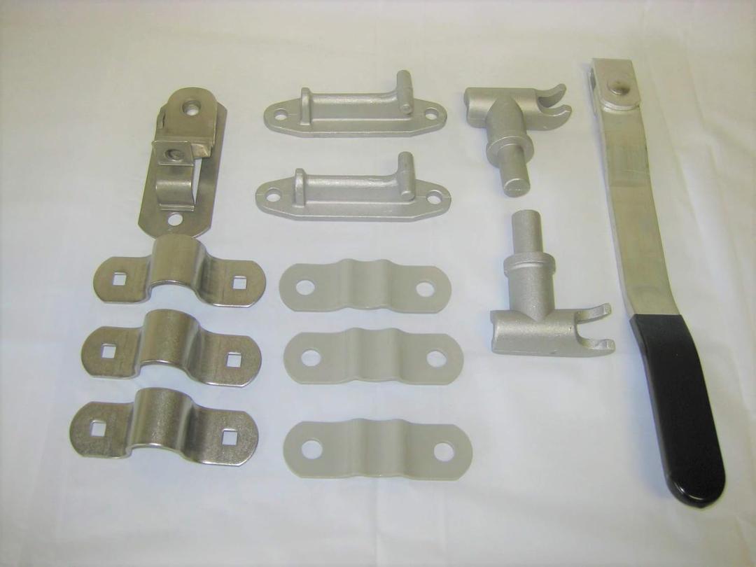 Horse Trailer Door Latch Kit with Claw End Aluminum DIY Weld Kit Parts