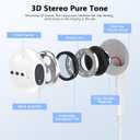 2 Pack USB C Headphones for iPhone 17 16 15, Type C Earphones with Microphone & Remote Control Noise Cancelling Wired Earbuds USB C for iPhone 17 16 15 Pro Max, iPad Pro, Galaxy S25 S24 Ultra, Pixel 9