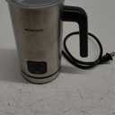 BIZEWO Milk Frother Electric, Warm and Cold Milk Steamer, 4 IN 1 Automatic Milk Warmer Stainless Steel with Touch Screen for Coffee, Latte, Macchiato, Cappuccino, Hot Chocolate (Silver)