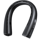 Gaiatop Portable Neck Fan, Wearable 360° Surround Cooling Turbo Airflow, 0 to 100 Speeds, Up to 12.5H Lasting, Rechargeable Hands Free Personal Fans for Outdoor, Travel, Concerts, Office, Gym, black