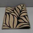 Door Mat Indoor Outside Entrance 17''x30'', Low-Profile Non Slip Outdoor Inside Front Doormat Entryway Mat, Dirt Resistant Absorbent Porch Welcome Entry Mats, Washable Easy Clean, Brown