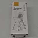 SupMaKin Upgrade Safe Mandoline Slicer, Multi Vegetable Chopper, Potato Slicer, Vegetables Slicer Onion Chopper Fry Cutter, Kitchen Chopping Artifact (GrayWhite)