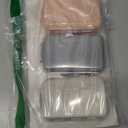 3 Pack Travel Pill Organizer with Bulk Stickers & Labels - Small & Portable Week Daily Medicine Pharmacy for Pocket, Bag - 14-Compartment Foldable Supplement Box Holder for Fish Oil Vitamin