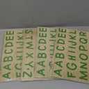 BLUE PANDA Jungle Safari Animal Party Signs with Alphabet Stickers (7 Pieces, 3 Stickers Sheets) - Letter with Jungle Theme