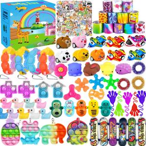 157 Pack Party Favors for Kids 8-12 4-8, Classroom Prizes, Birthday Gifts, Fidget Toys Bulk, Treasure Box Toys for Classroom, Easter Egg Fillers, Pinata Filler, Goodie Bags Stuffers for Kids