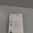 Kasa Matter Smart Light Switch: Voice Control w/Siri, Alexa & Google Assistant | UL Certified | Timer & Schedule | Easy Guided Install | Neutral Wire Required | Single Pole | 2.4GHz Wi-Fi | KS205 (1 Pack)