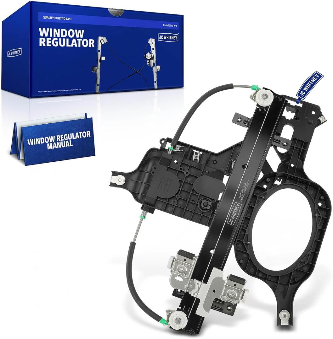 JC Whitney Rear Right Power Window Regulator | Compatible with Ford Expedition 2007-2017, Lincoln Navigator 2007-2017