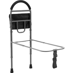 Vaunn Medical Bed Rail for Elderly Adults Safety, ASTM F3186-17 Certified, Adjustable Bed Assist Handle and Grab Bar for Seniors, 300 lb, Tool-Free Assembly, Medium