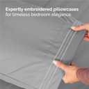 Full Size 4 Piece Sheet Set - Comfy Breathable & Cooling Sheets - Hotel Luxury Bed Sheets for Women and Men - Deep Pockets, Easy-Fit, Soft and Wrinkle Free Sheets - Steel Blue Oeko-Tex Bed Sheet Set
