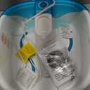 Homedics Bubble Mate Foot Spa, Toe Touch Controlled Foot Bath with Invigorating Bubbles and Splash Proof, Raised Massage Nodes and Removable Pumice Stone