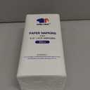 JOLLY CHEF 200 Pack Disposable Paper Napkins, Soft Bathroom Napkins for Guests, 2-Ply White Paper Hand Towels for Halloween, Wedding, Thanksgiving