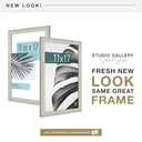 MCS Studio Gallery 11x17 Picture Frame Gray Woodgrain, Rectangle Photo Frame for Photos, Posters & Art Prints (1-Pack)