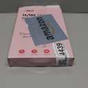 LitBear Travel Makeup Mirror with Lights, Rechargeable Double-Sided 10X/1X Magnifying Mirror, Portable Lighted Beauty Mirror, 3 Color Lighting, Dimmable Touch Screen, Tabletop Handhold Hanging (White) (Rose Gold)