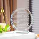 Gifts for Husband from Wife Crystal Husband Plaque To My Husband Keepsake Romantic Anniversary Birthday Christmas Valentine's Day Father's Day Gifts for Him (15 YXGL Husbad)