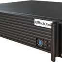 RackChoice MicroATX 2U Rackmount Server Chassis Short Depth 1x5.25 Front +4x3.5 Bay / USB3.0 with 2.0 Adapter Support ATX PSU with top 120mm or Side 80mm Fan Black