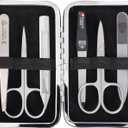 3 Swords Germany - brand quality 6 piece manicure pedicure kit set - stainless steel nail care tools - Made in Solingen Germany (500)