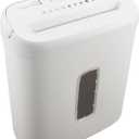 Amazon Basics Cross Cut Paper and Credit Card Shredder for Security - 8-Sheet, Heavy Duty, White (8 Sheet - White)