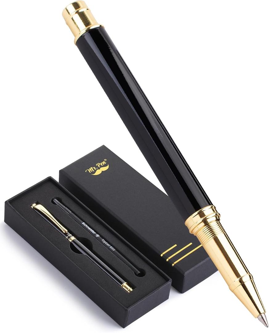 Mr. Pen- Luxury Pen, Black Barrel, Black Ink, Fancy Pen, Fancy Pens for Men and Women, Nice Pens for Men and Women, Valentine Gift