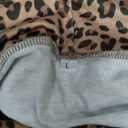 LYHIPSS Women's Oversized Lightweight Hoodies for Women Full Zip Up Long Sleeve Drawstring Jackets (Large, Leopard)