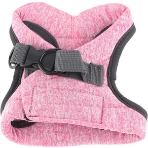 Cat Walking Jackets, Exquisite Hemming Adjustable Stretchy Pet Harness and Leash Escape Proof for Jogging for Training (S) (Pink)
